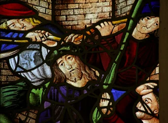 Window depicting Christ with the Crown of Thorns